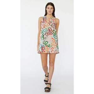 Rachel Antonoff L Lola Snakes linen Mini Dress